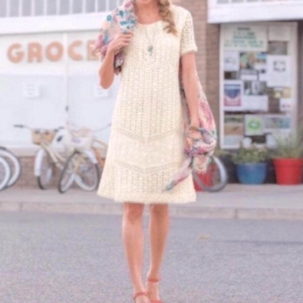 Eyelet River Dress